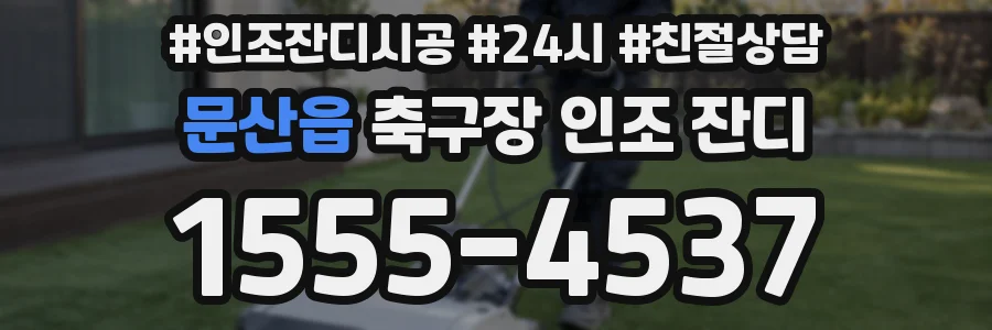 문산읍 축구장 인조 잔디