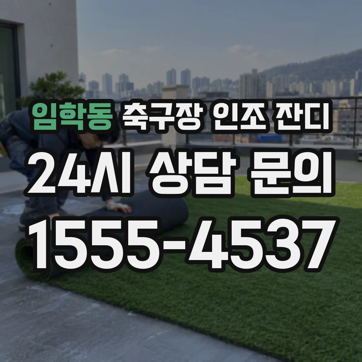 임학동 축구장 인조 잔디