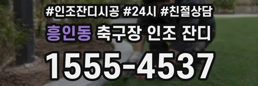 흥인동 축구장 인조 잔디