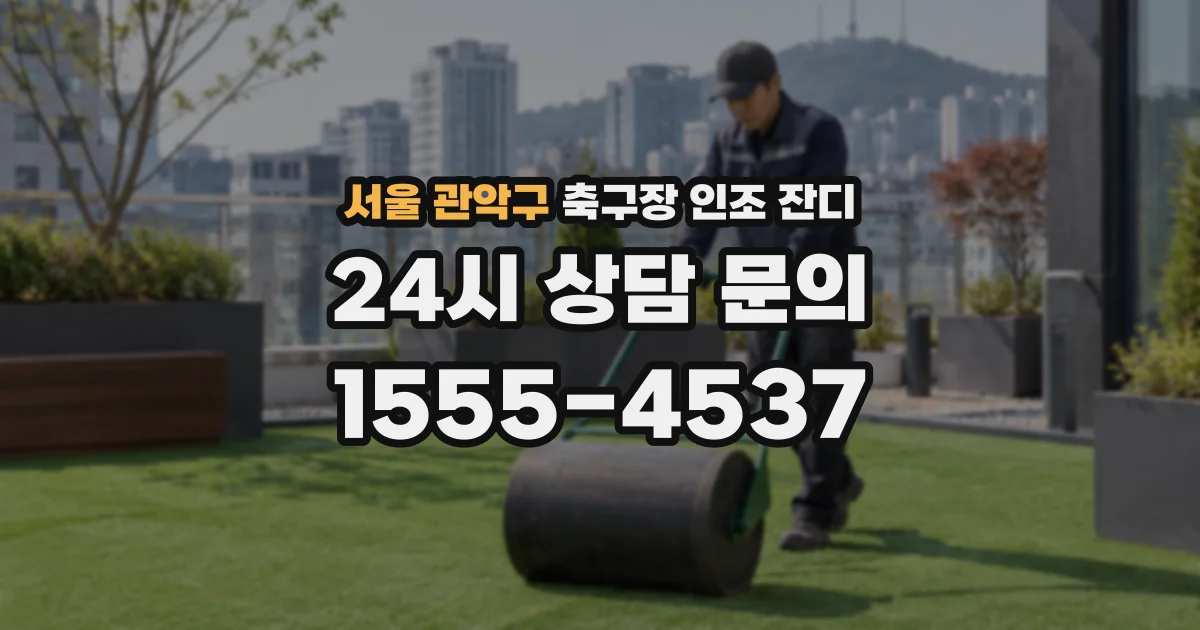 서울 관악구 축구장 인조 잔디