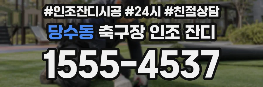 당수동 축구장 인조 잔디