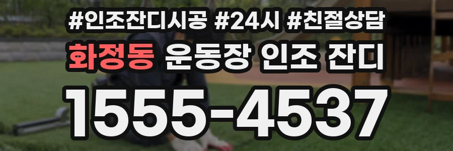 화정동 운동장 인조 잔디