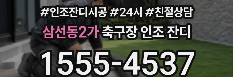 삼선동2가 축구장 인조 잔디