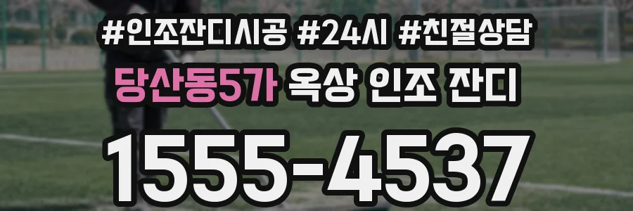 당산동5가 옥상 인조 잔디