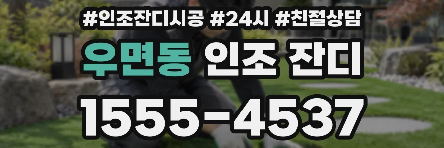 우면동 인조 잔디