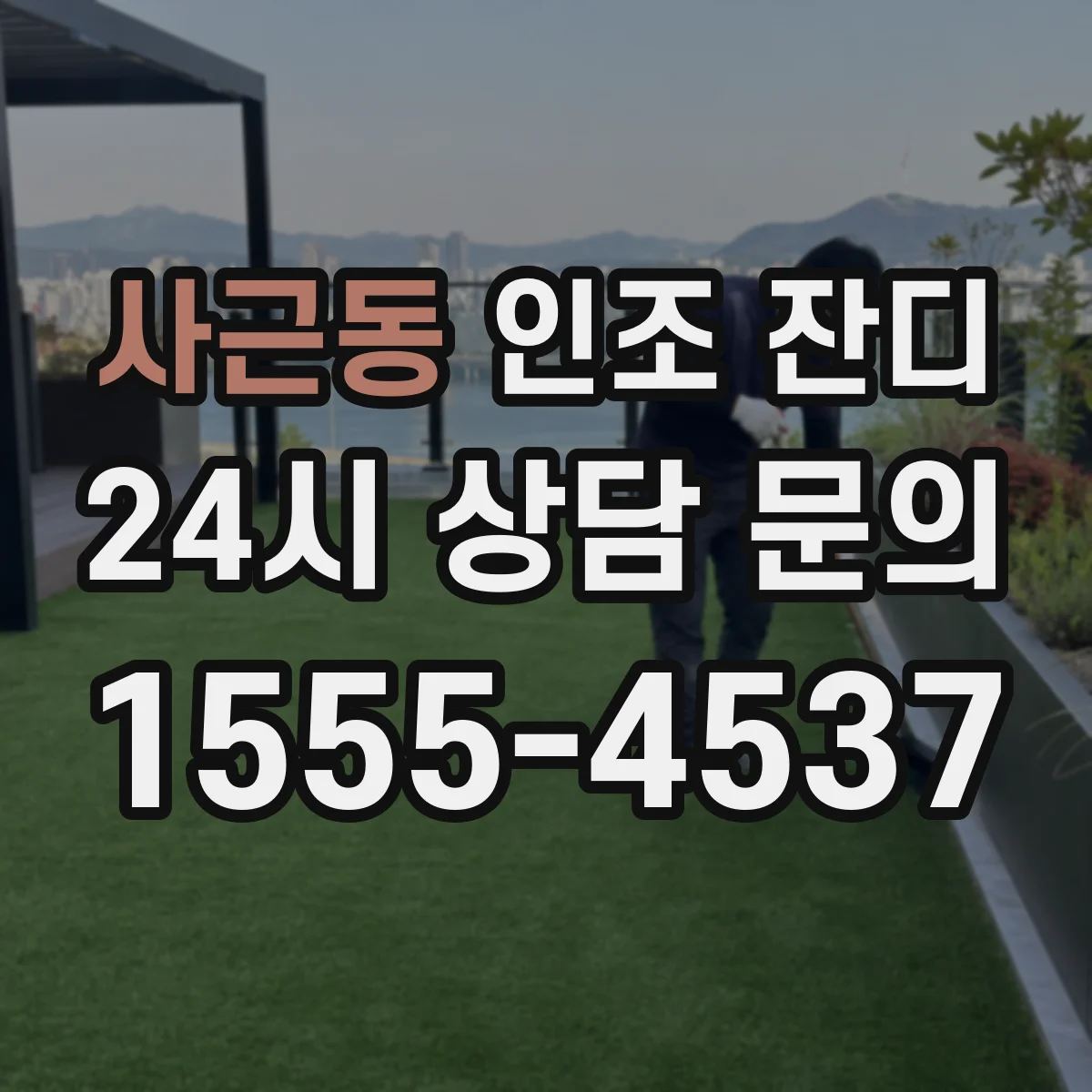 사근동 인조 잔디