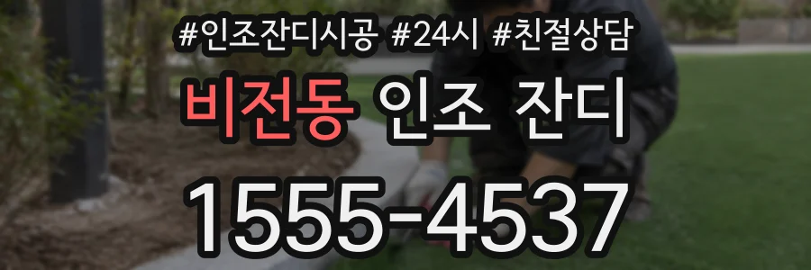 비전동 인조 잔디