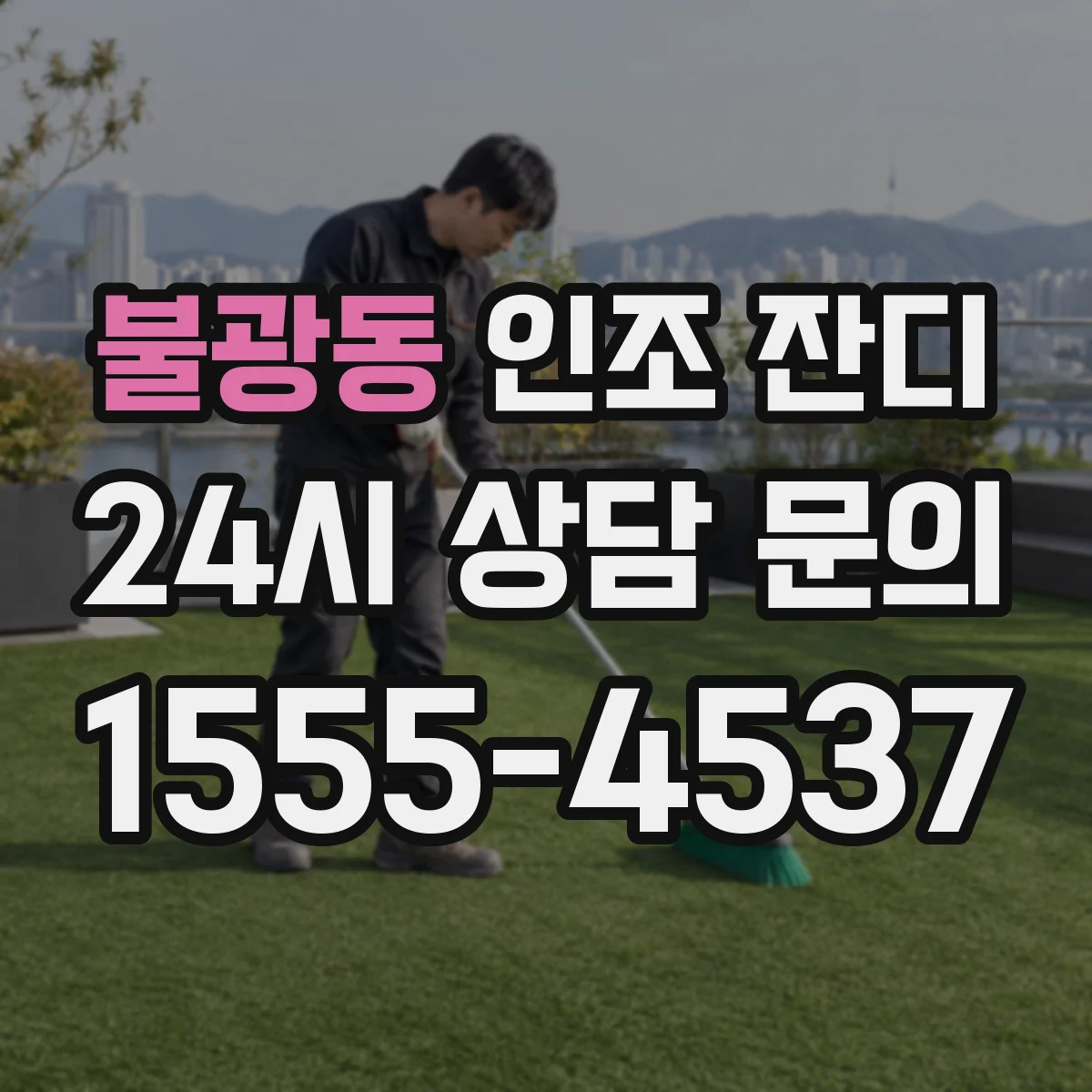불광동 인조 잔디