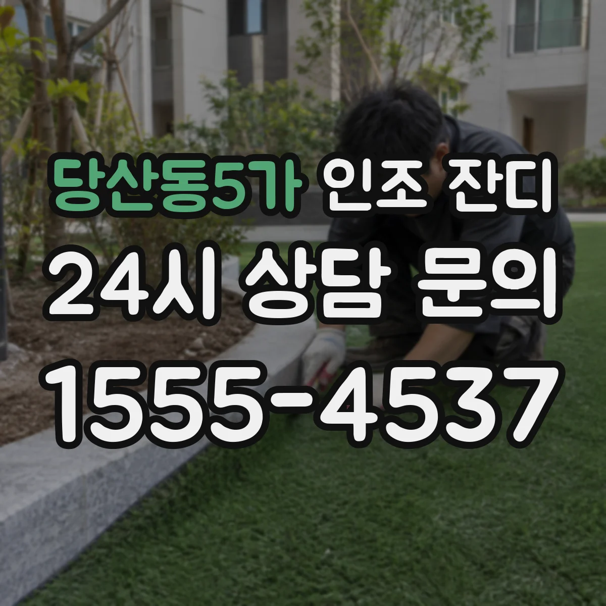 당산동5가 인조 잔디