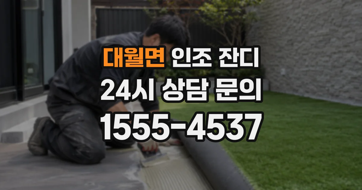 대월면 인조 잔디