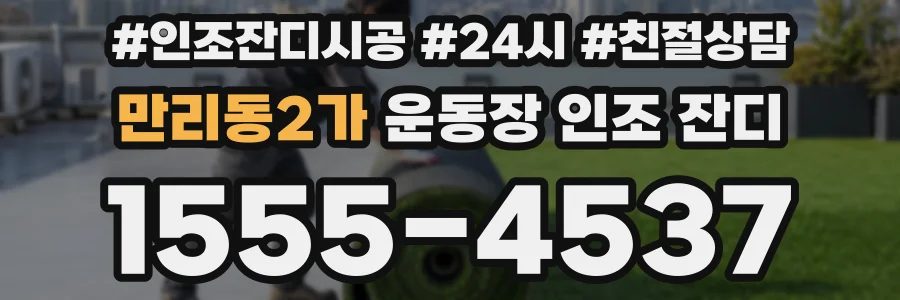만리동2가 운동장 인조 잔디