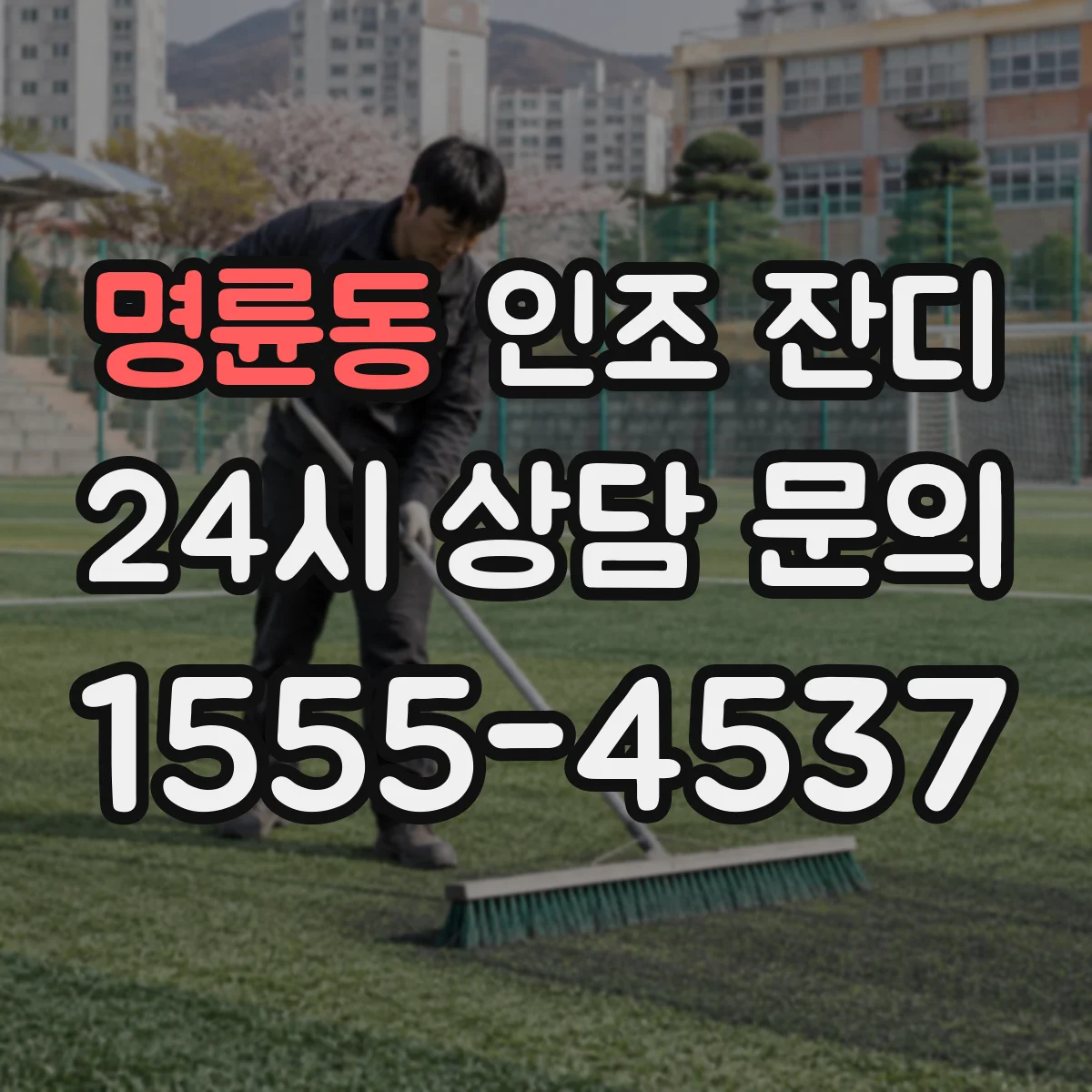 명륜동 인조 잔디
