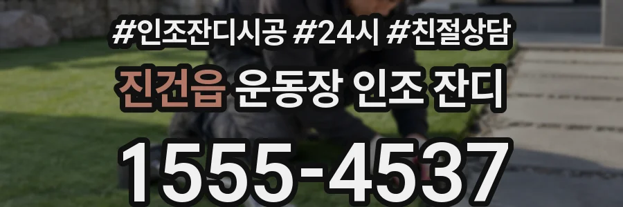 진건읍 운동장 인조 잔디