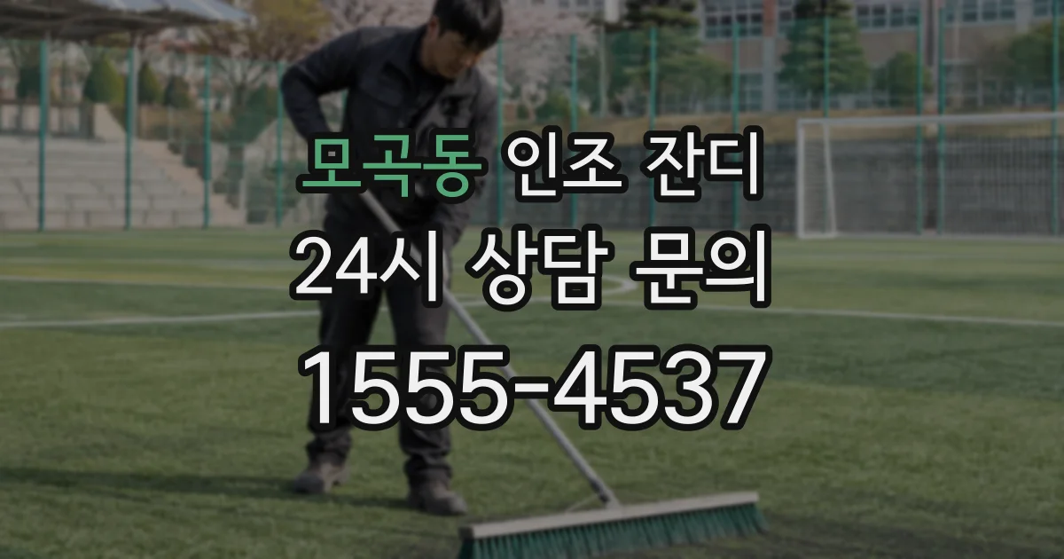 모곡동 인조 잔디
