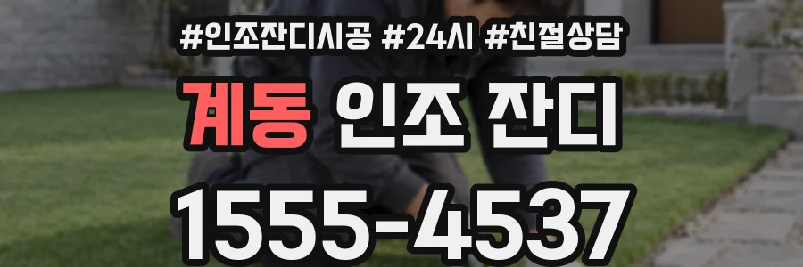 계동 인조 잔디