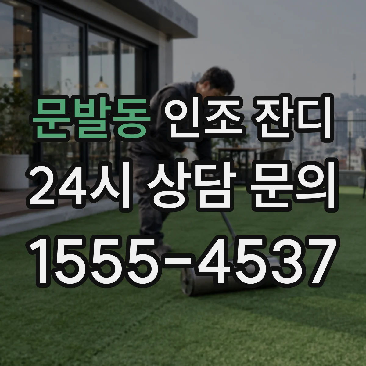 문발동 인조 잔디