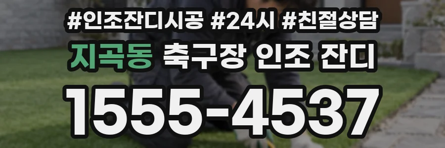 지곡동 축구장 인조 잔디