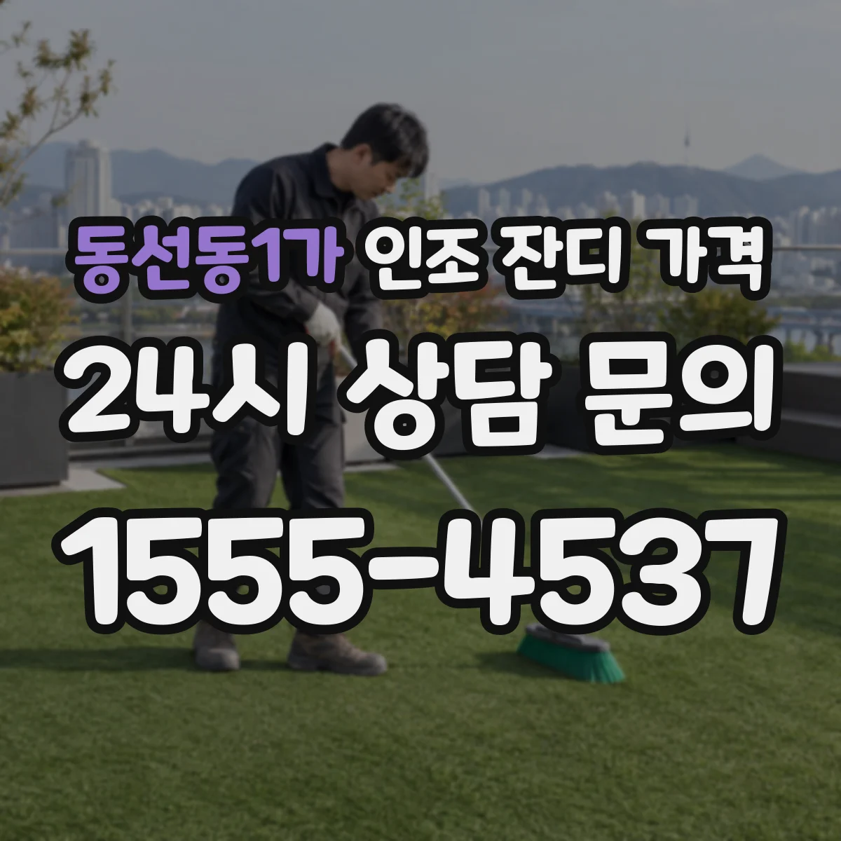 동선동1가 인조 잔디 가격