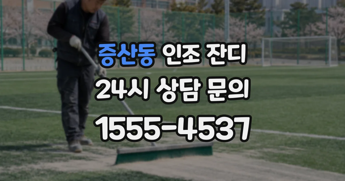 증산동 인조 잔디