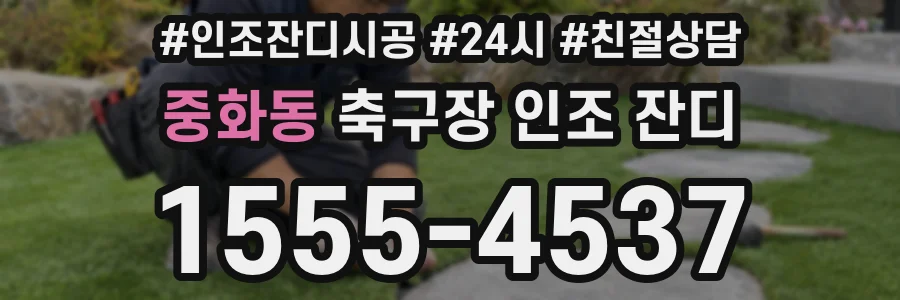 중화동 축구장 인조 잔디