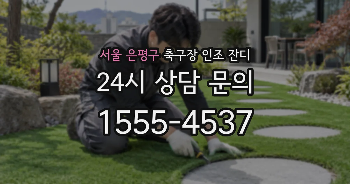 서울 은평구 축구장 인조 잔디