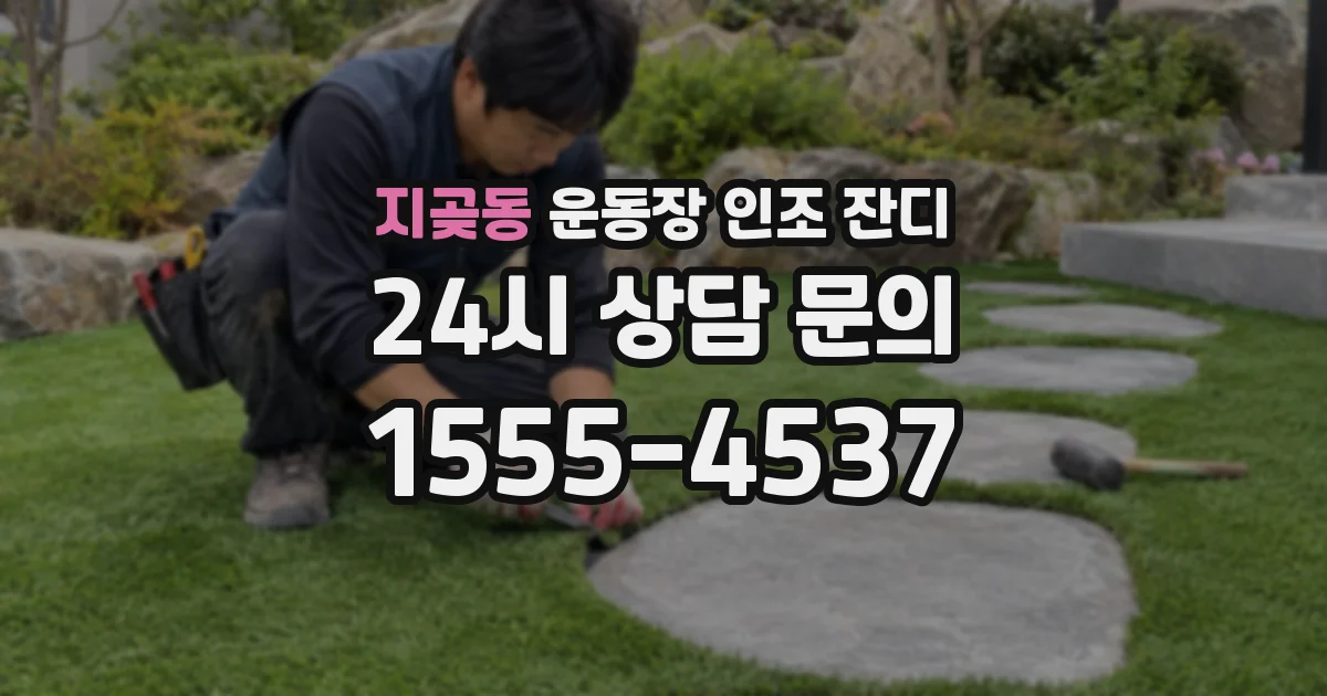 지곶동 운동장 인조 잔디
