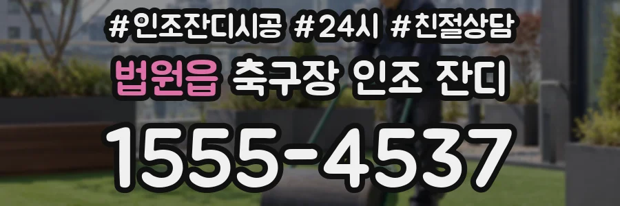 법원읍 축구장 인조 잔디