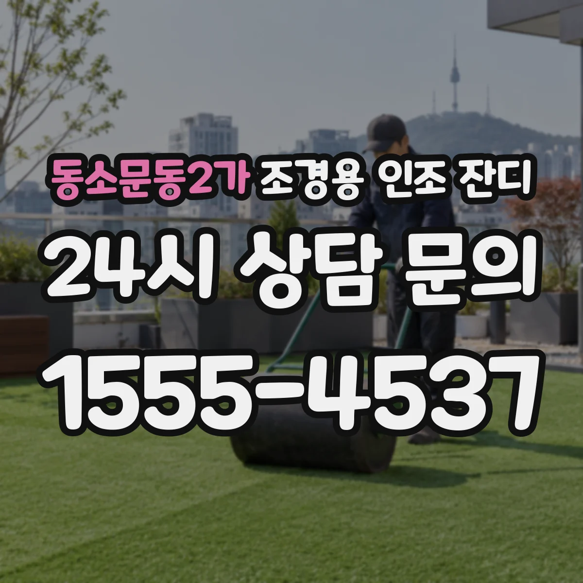 동소문동2가 조경용 인조 잔디
