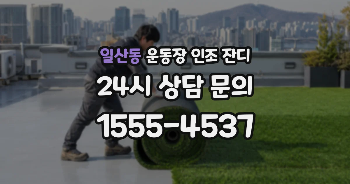 일산동 운동장 인조 잔디