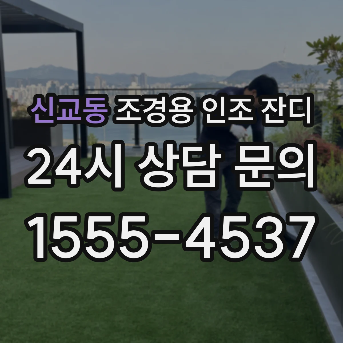 신교동 조경용 인조 잔디