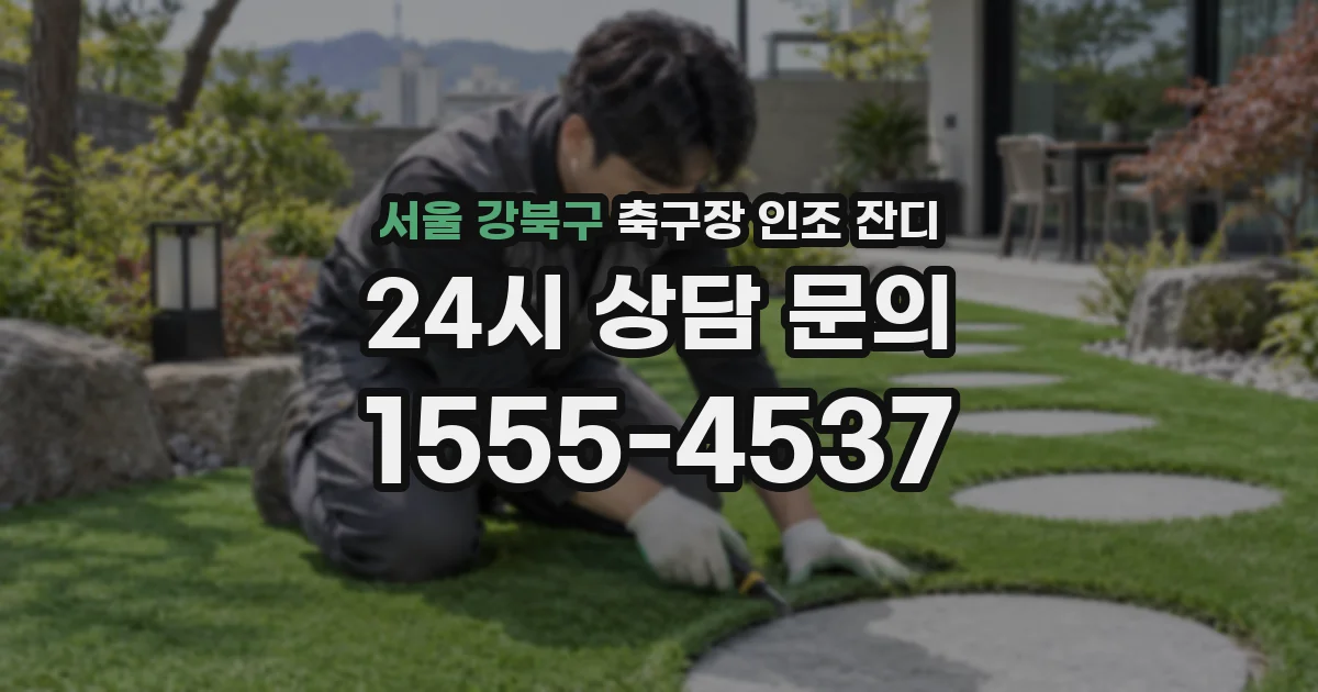 서울 강북구 축구장 인조 잔디