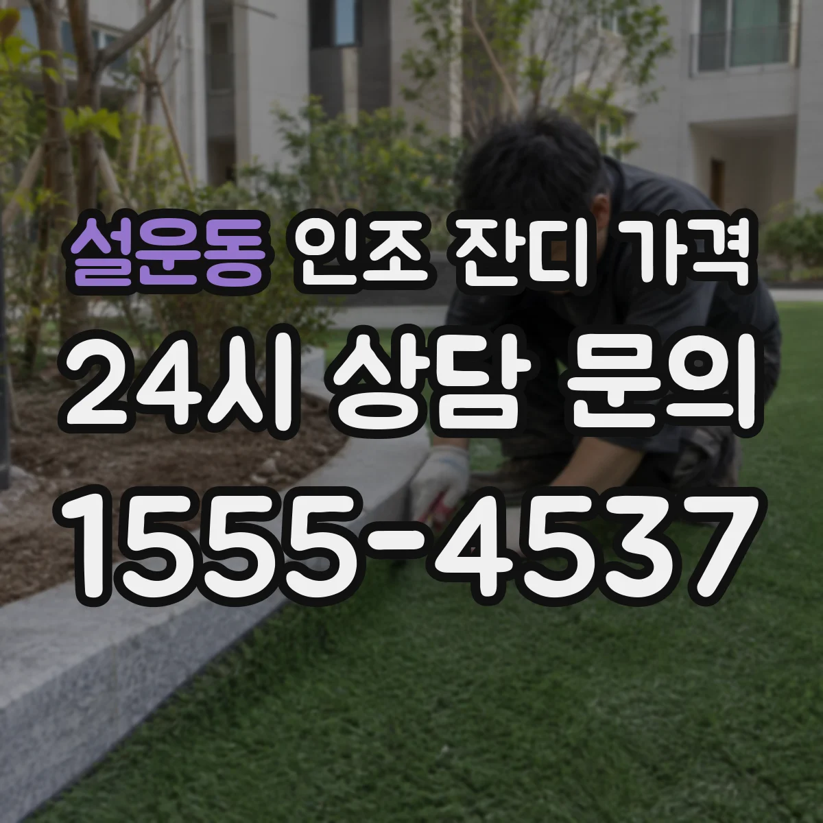 설운동 인조 잔디 가격