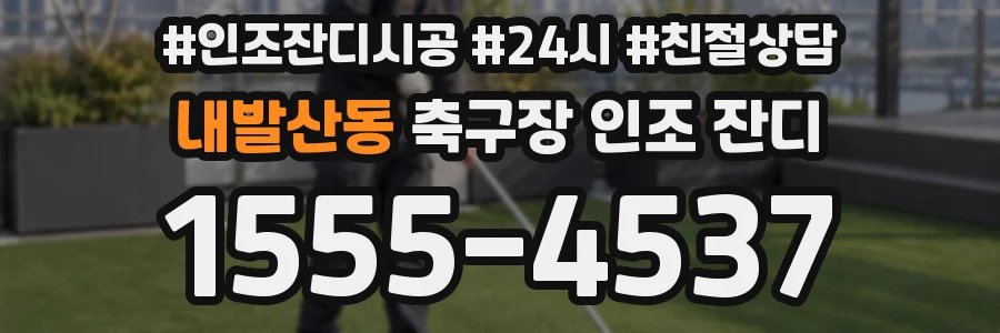 내발산동 축구장 인조 잔디