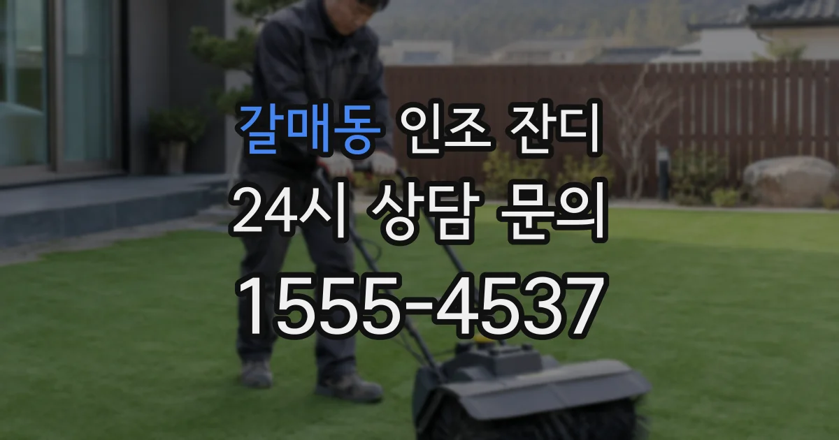 갈매동 인조 잔디