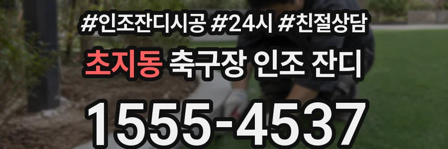 초지동 축구장 인조 잔디