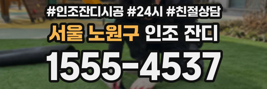 서울 노원구 인조 잔디