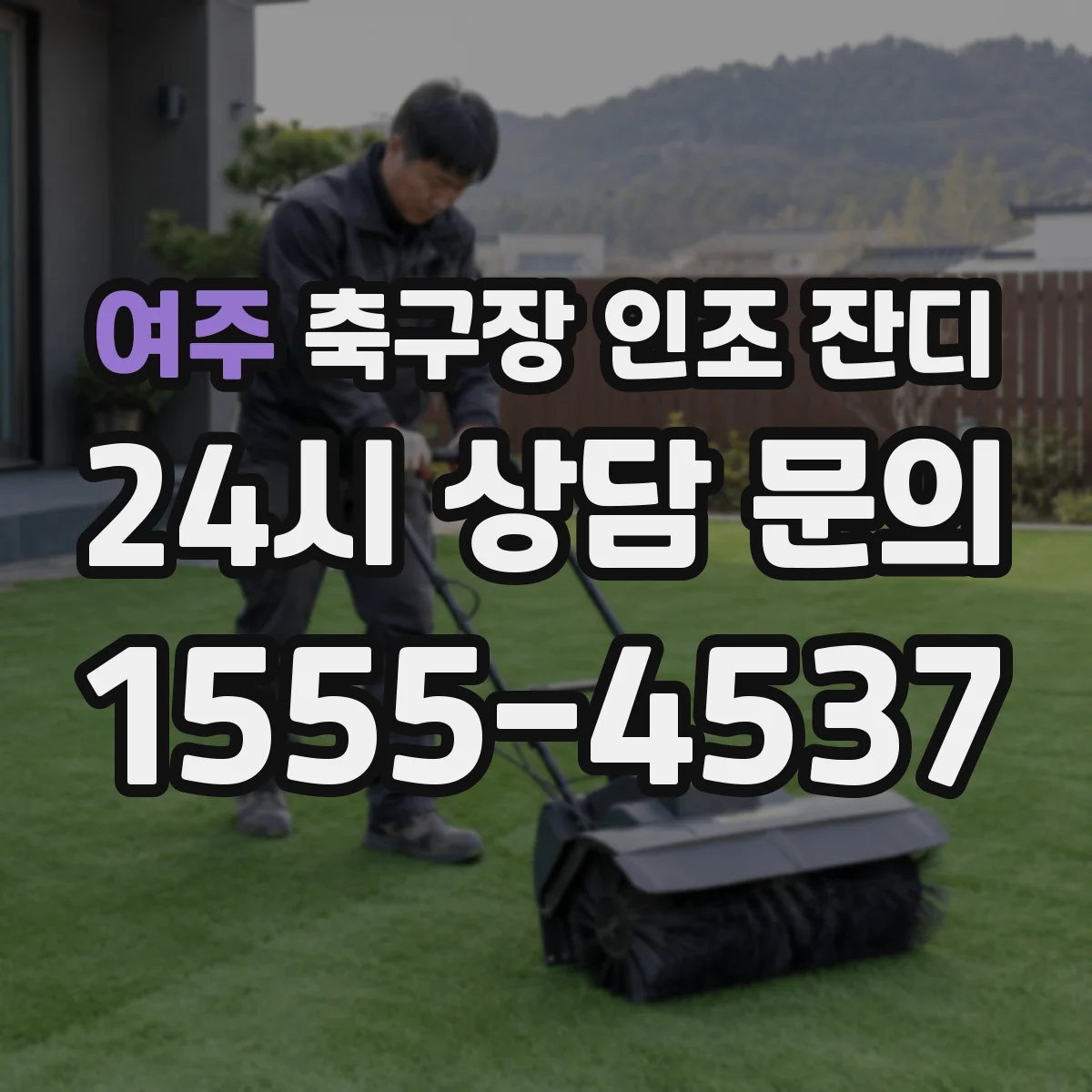여주 축구장 인조 잔디