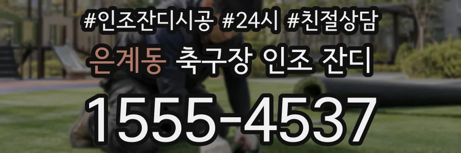 은계동 축구장 인조 잔디