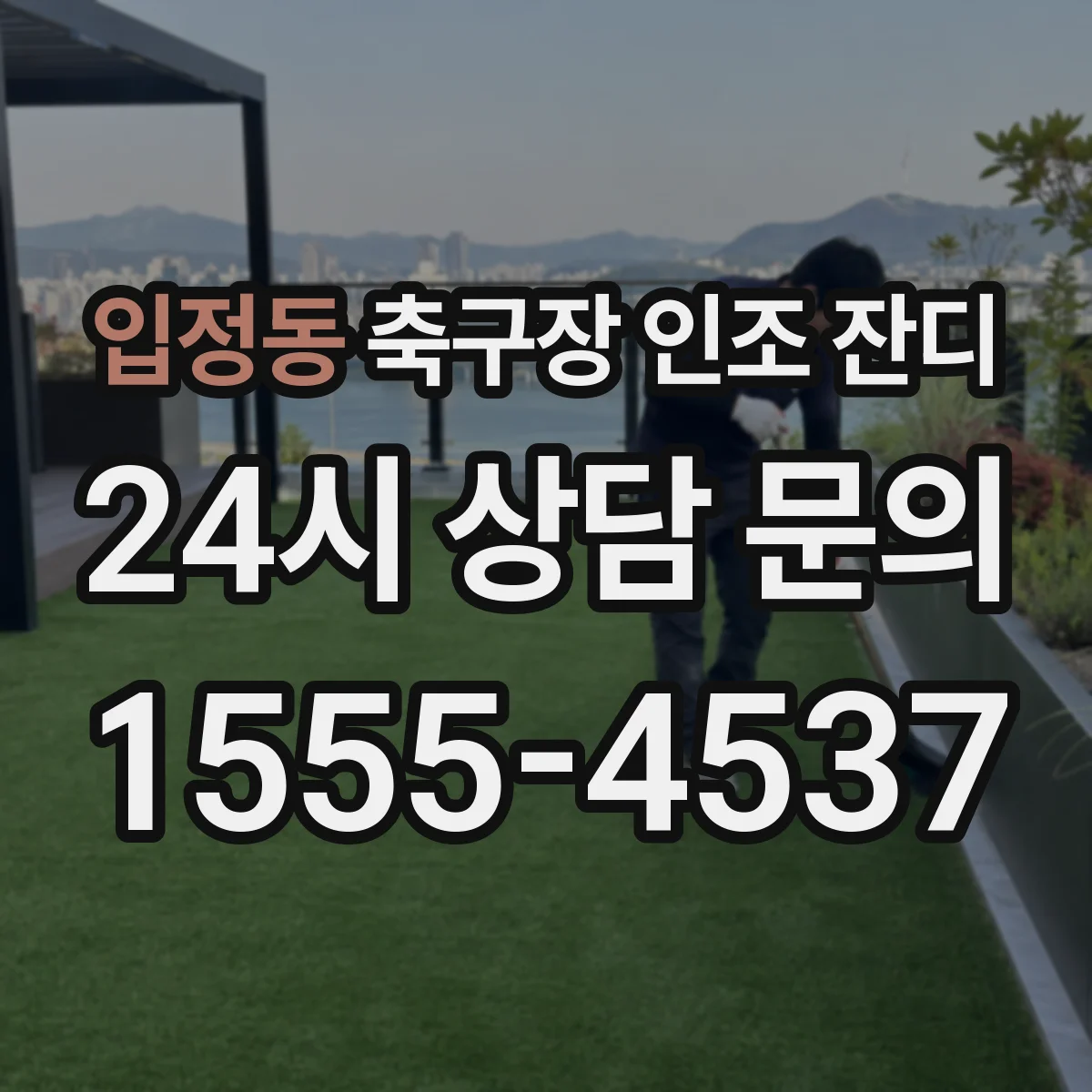입정동 축구장 인조 잔디