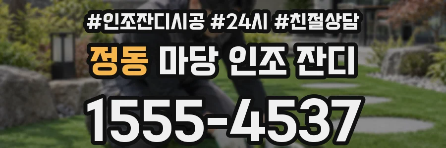 정동 마당 인조 잔디