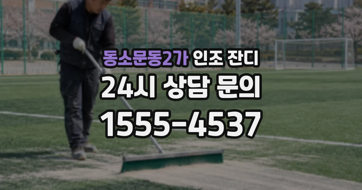 동소문동2가 인조 잔디