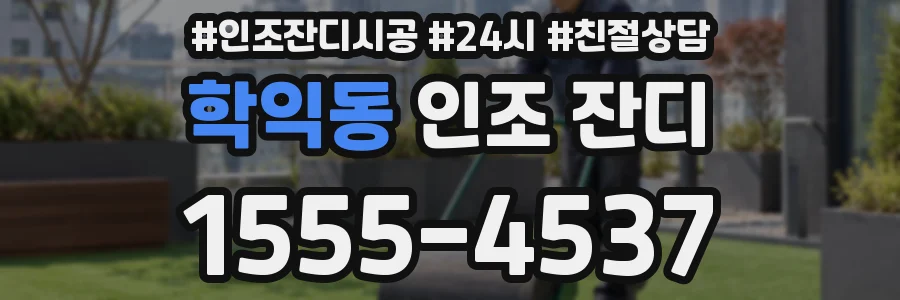 학익동 인조 잔디