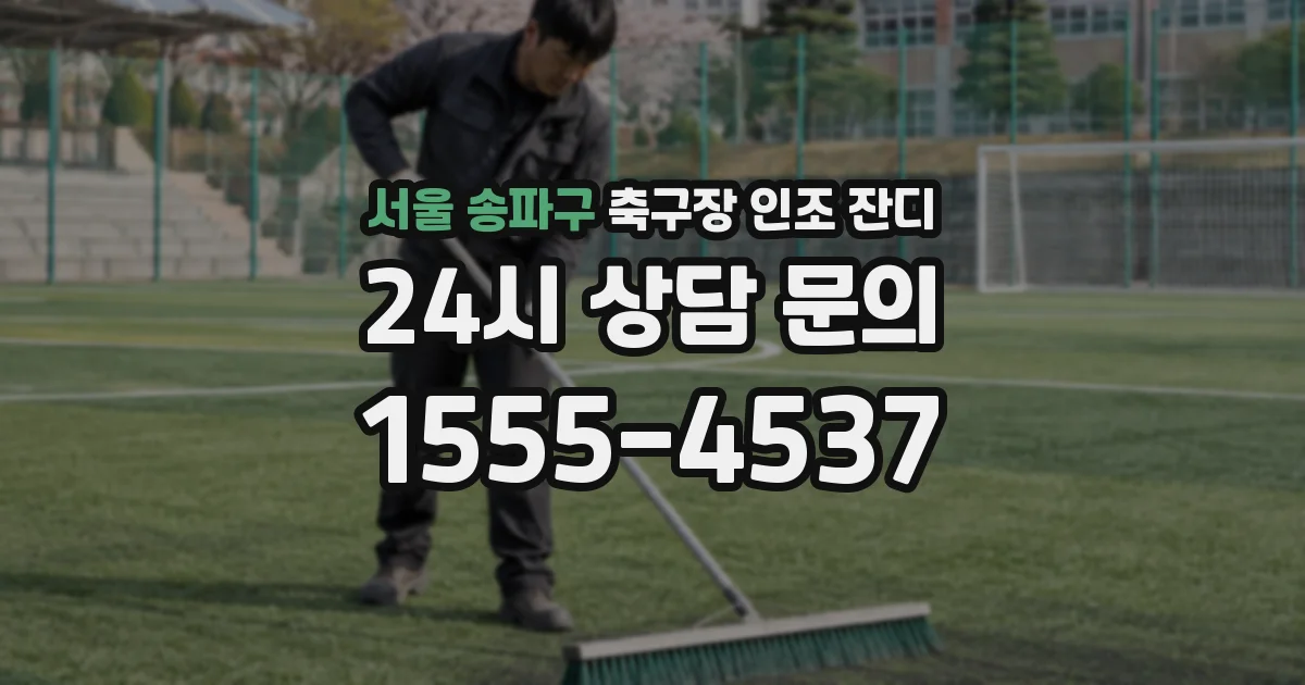 서울 송파구 축구장 인조 잔디