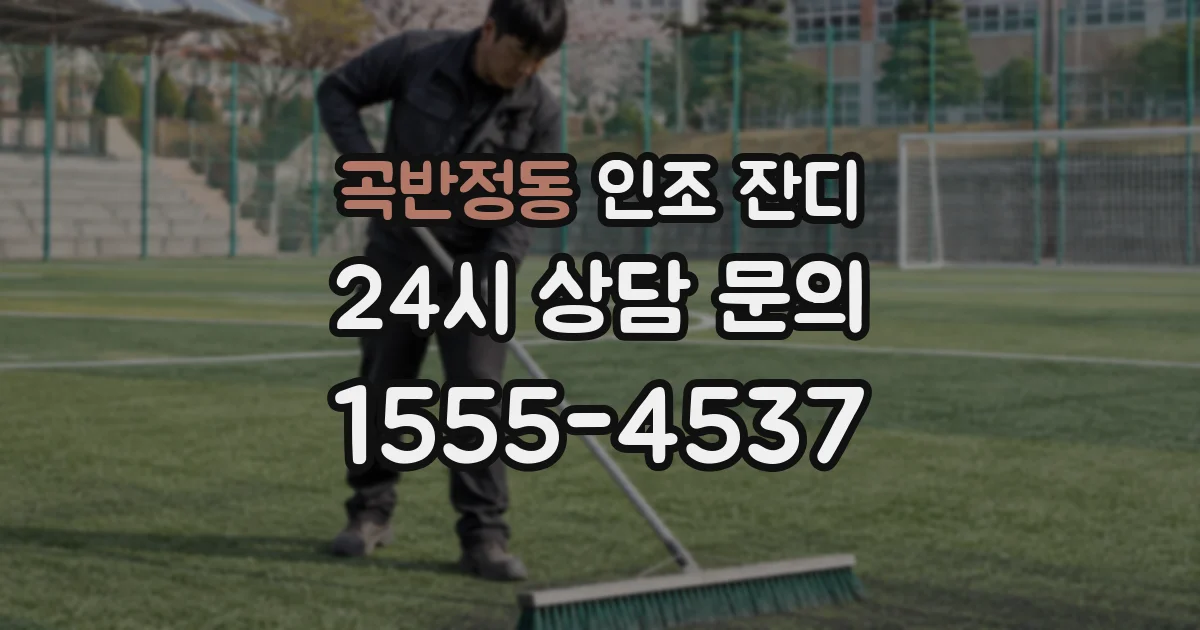 곡반정동 인조 잔디