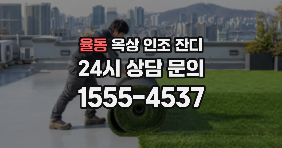 율동 옥상 인조 잔디