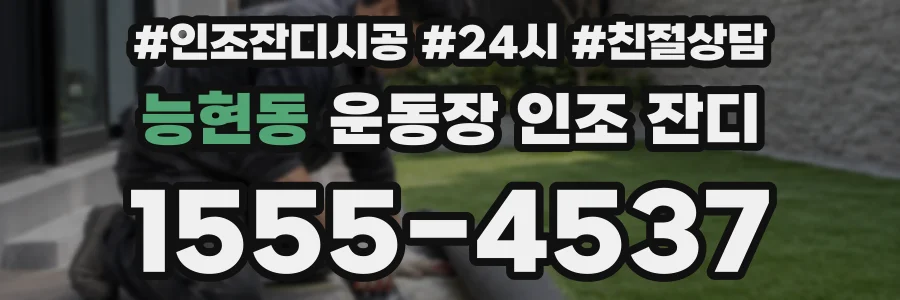 능현동 운동장 인조 잔디
