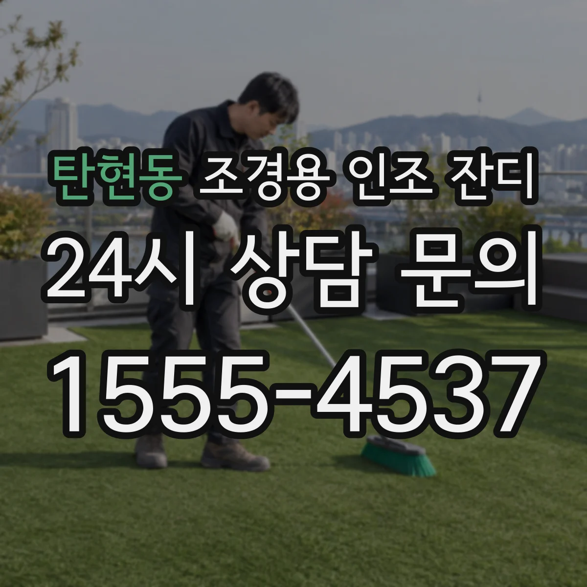 탄현동 조경용 인조 잔디