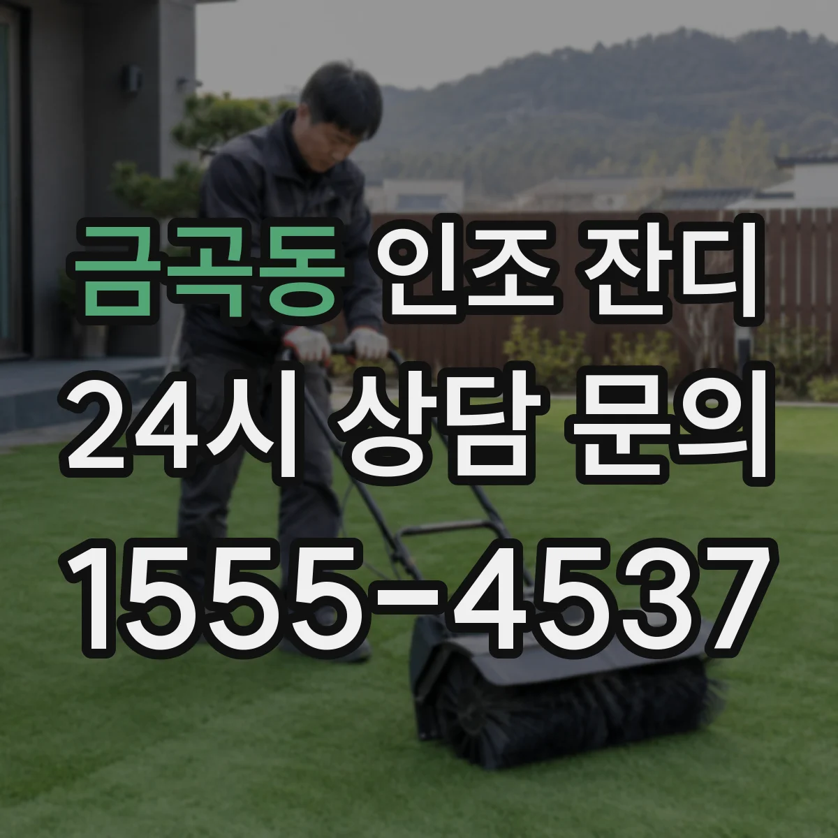 금곡동 인조 잔디