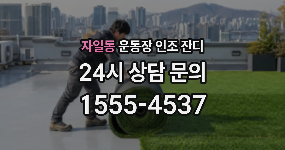 자일동 운동장 인조 잔디