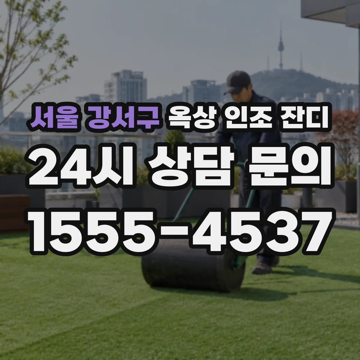 서울 강서구 옥상 인조 잔디